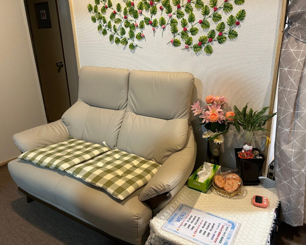 茨城県水戸市本町のタイ古式マッサージ・ジャイガームの待合室