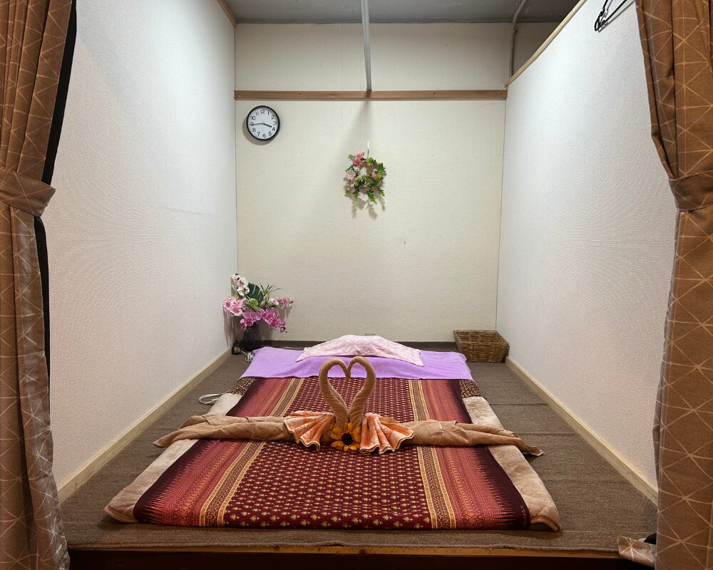 茨城県水戸市本町のタイ古式マッサージ・ジャイガームの施術室